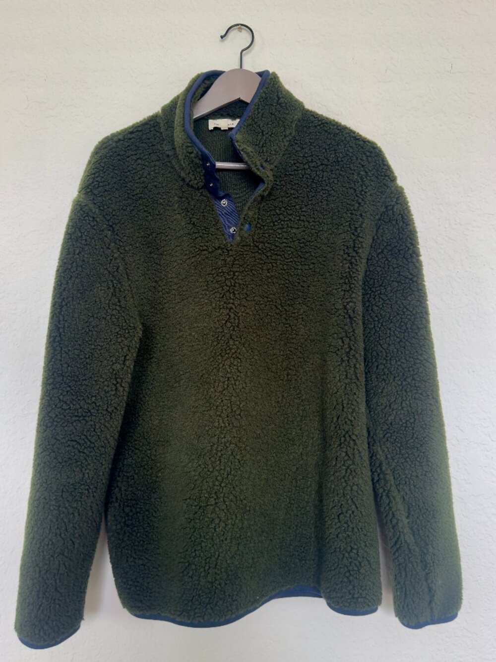 Like New Octobre Editions Tucker Fleece - Olive Green - XL